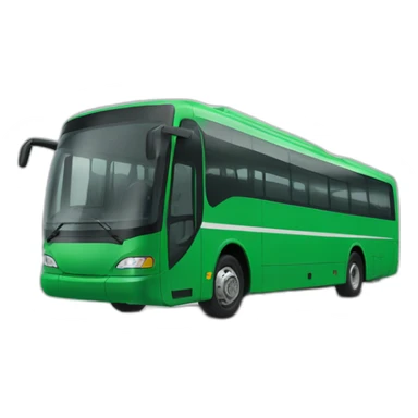 Autobús verde sticker