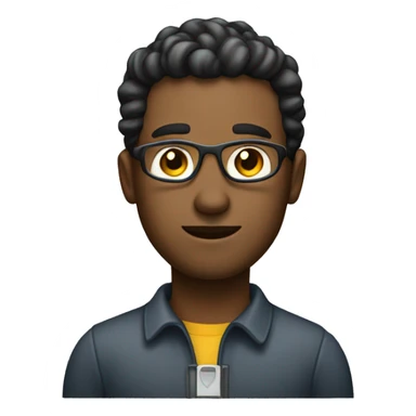 A man representing a professional software developer sticker