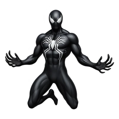 symbiote rubberman latex sticker