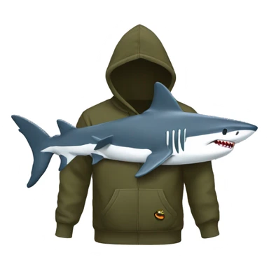 Bape Shark Hoodie sticker