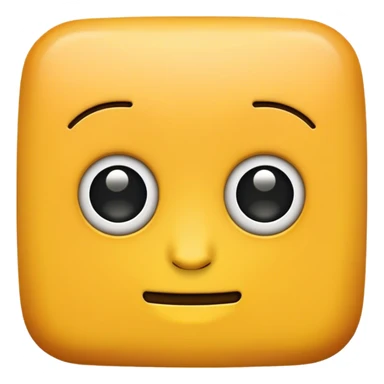 square head black emoji sticker