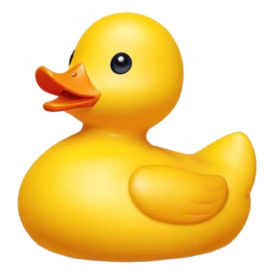 yellow rubber duck sticker