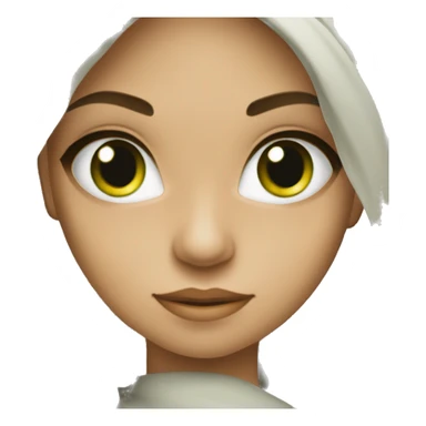 menina loira olhos verdes pele clara sticker