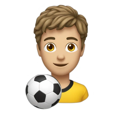 Ballon de foot en or un seul sticker