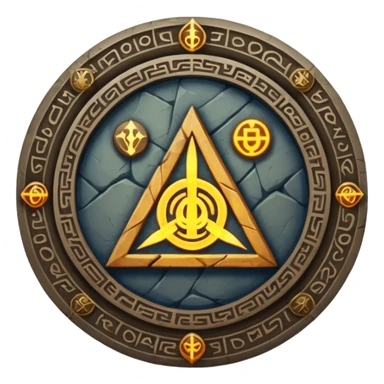 wizard's circle sticker