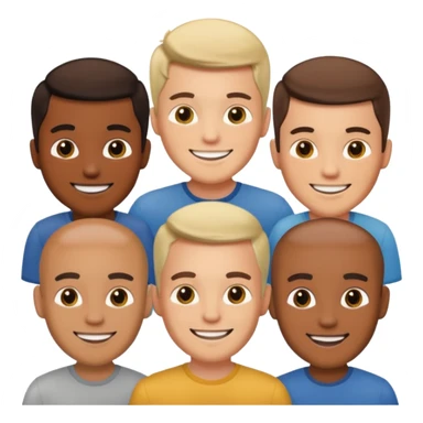 polaroid photo men sticker