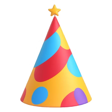 Party hat sticker