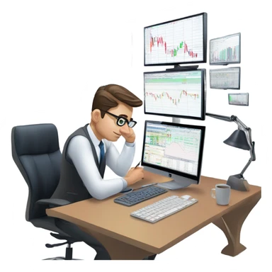 Trader on Forex sticker