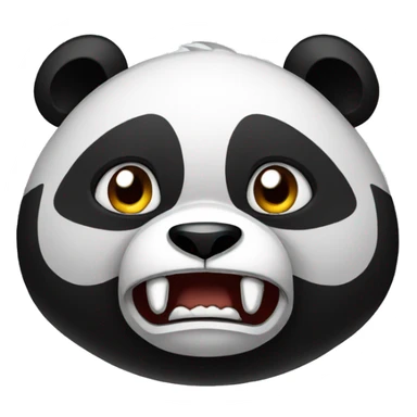 Giant Panda angry  sticker