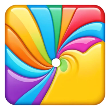 Colores juntos como se la tablet estuviera trabada sticker