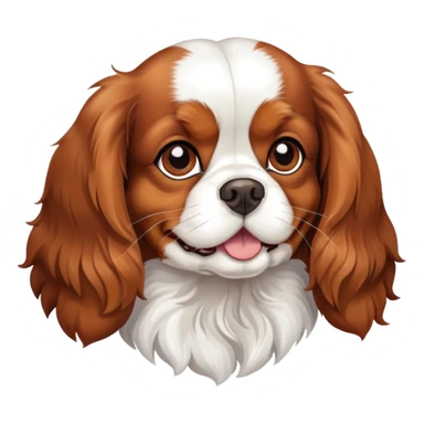 cavalier king charles spaniel dog sticker