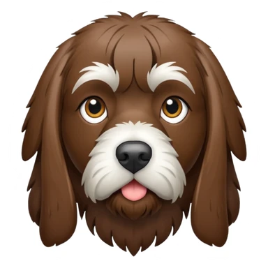 Wired hair pointing griffons sticker