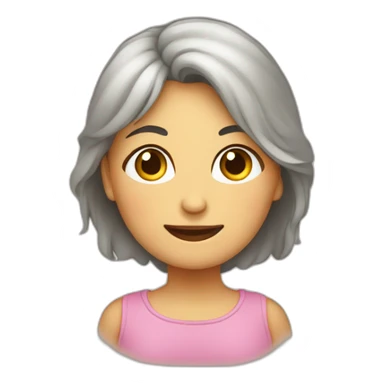 Madre con cara de desesperada mientras coge a su bebe que llora sticker