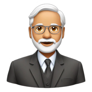 Narendra Modi as teacher  sticker