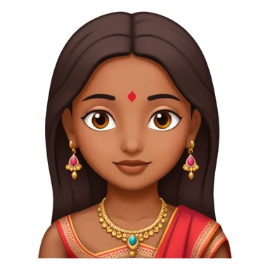 An Indian girl in love sticker