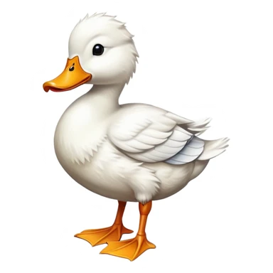 Canard avec un platre a la patte sticker