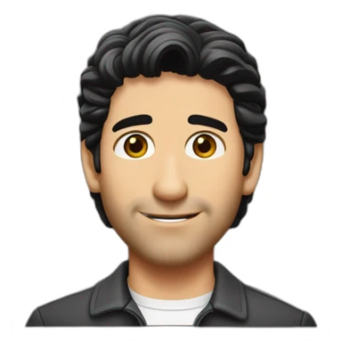 Ross geller from friends tv show sticker