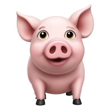 Piggie in a war sticker