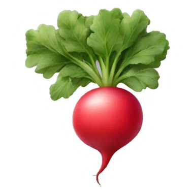 Radish fruit sticker