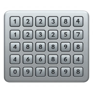 Keypad entry sticker