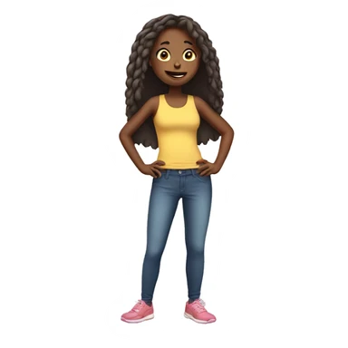 Girl on diet  sticker