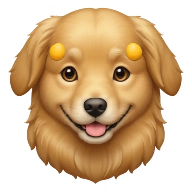 cute / godlen retriever sticker