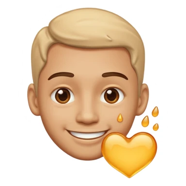 Guy Melting in love sticker