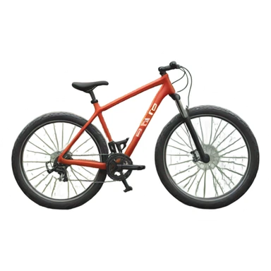 Bike on a mountain sticker