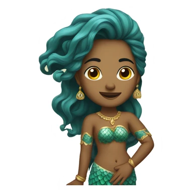 mermaid of India whole body sticker