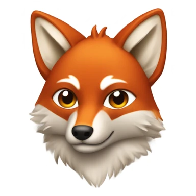 Furry renard chaud sticker