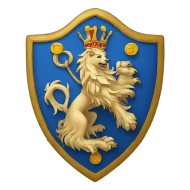 Coat of arm of lyon sticker