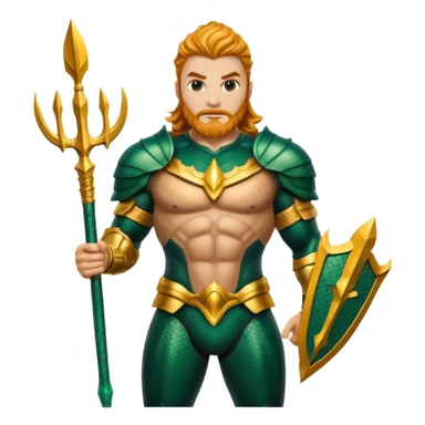 aquaman full armor sticker