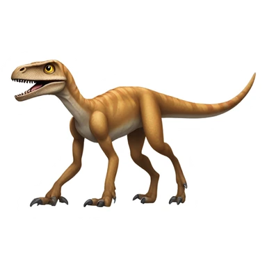 Velociraptor dog sticker