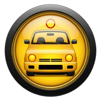 check engine light icon sticker