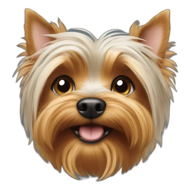 one dwarf yorshire terrier sticker