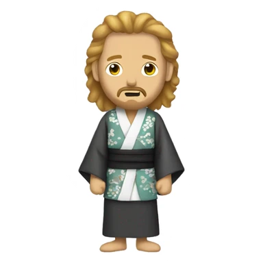 erlich bachman with his kimono sticker