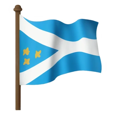Galician flag sticker