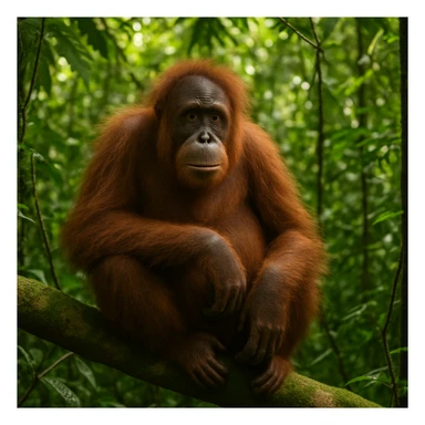 Orangutan sticker