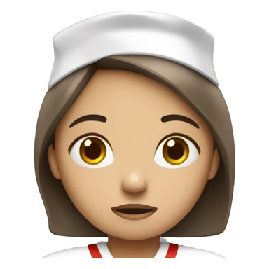 nurse sad sticker