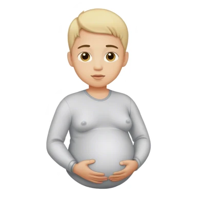 Boy pregnant  sticker