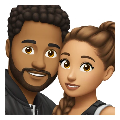 The weekend and Ariana Grande sticker