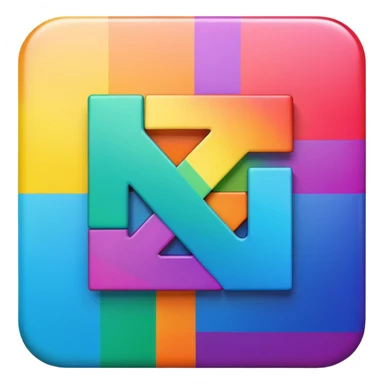 A rainbow swastika sticker