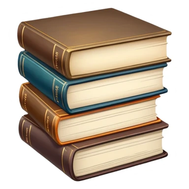 stack of many books sticker