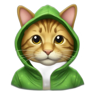 cat in a dinosaur costume sticker