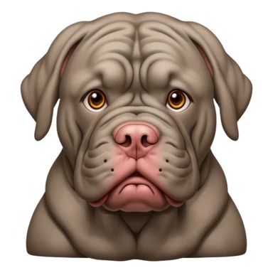 Neapolitan Mastiff big  sticker