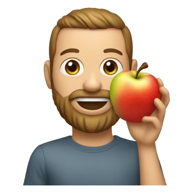 Zanahoria con una manzana  sticker