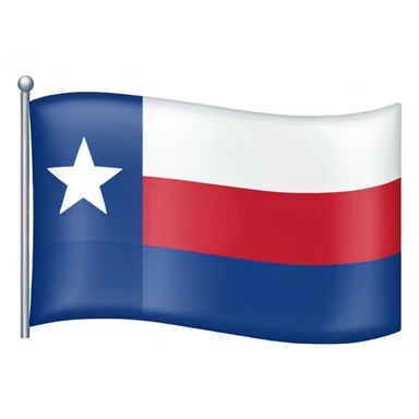 texas flag icon sticker