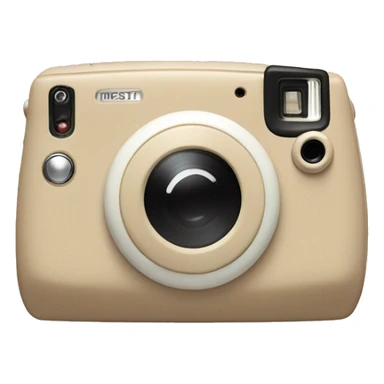 Beige Instax sticker