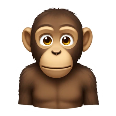 tired  monkey sticker