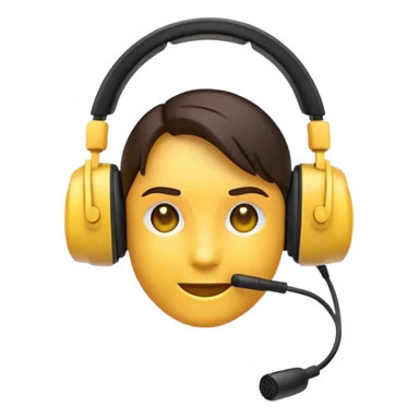 Clash of Clans aesthetic: Cinematic Playful Xbox Headset Portrait Emoji, rendered in a 3D vector-style similar to standard emojis with minimal shading and bold, simplified shapes. A compact, distinct form with signature details, softly glowing with a modern gaming energy charm. Simplified yet unmistakably iconic, highly detailed and consistent, glowing with a soft radiance and high shine. Stylized with a touch of next-gen innovation and a soft glowing outline, capturing the essence of a beloved gaming relic with a friendly, playful manner! sticker